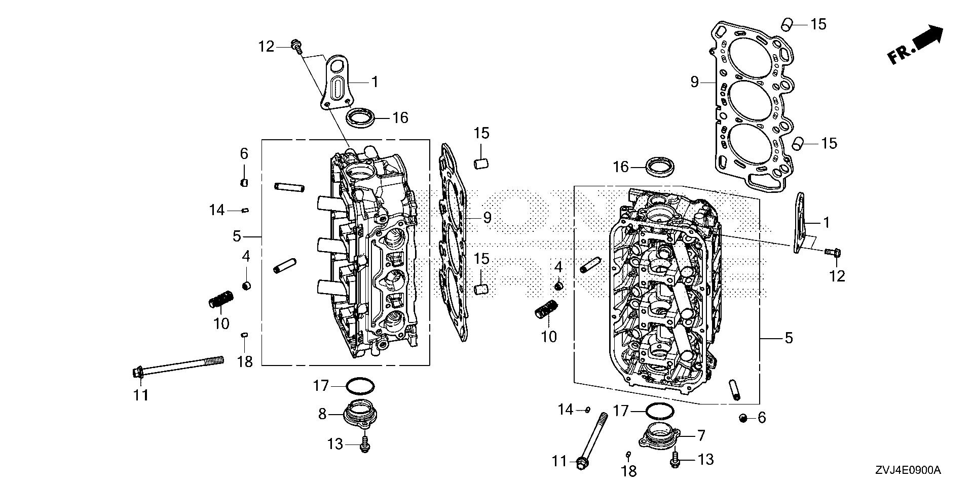 Parts for Mid - Large Outboard Engines (25 - 250hp) BF BF225